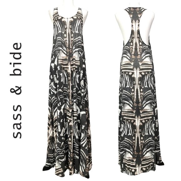 sass & bide Dresses & Skirts - SASS & BIDE Print Maxi Dress Sleeveless s6